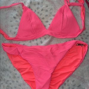 Neon pink Ardene bathing suit